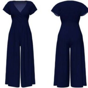VKY & CO Blue Jumpsuit